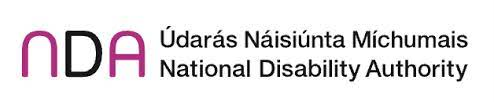 Logo for the NDA (National Disability Authority)